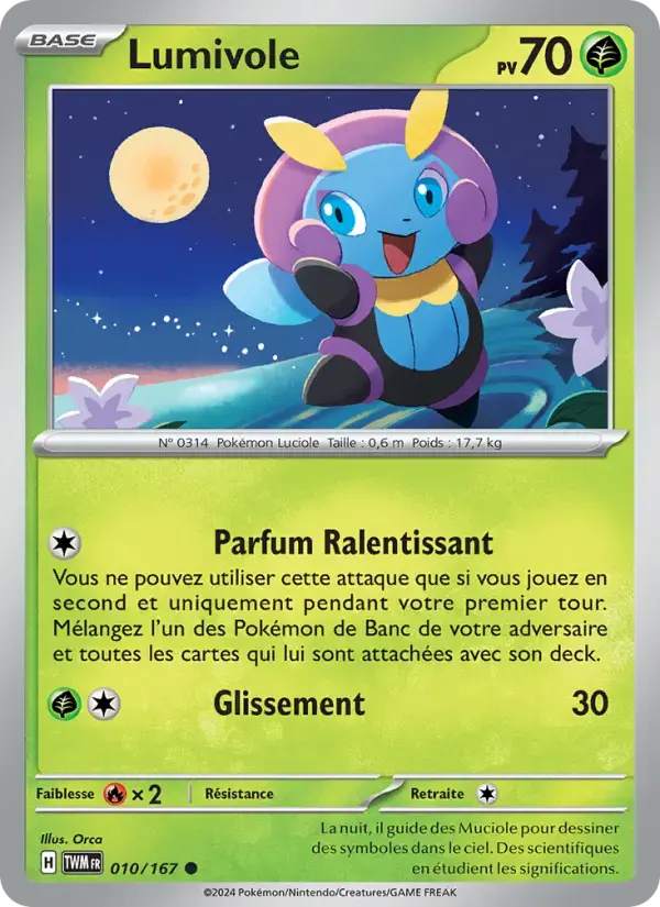 Carte Pokémon Lumivole #010 — Mascarade Crépusculaire