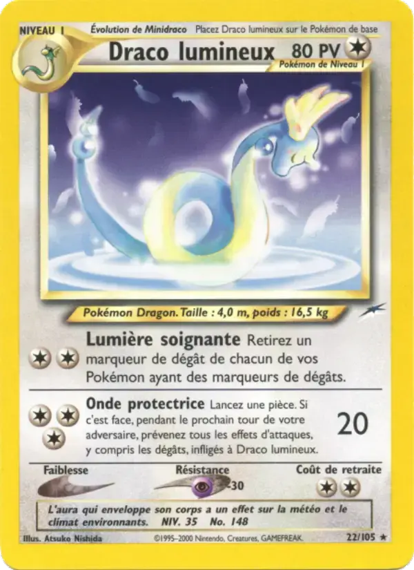 Carte Pokémon Draco lumineux #22 — Neo Destiny