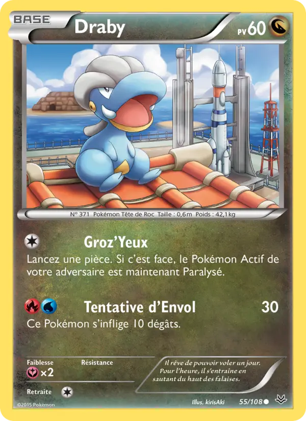 Carte Pokémon Draby #55 — Ciel Rugissant