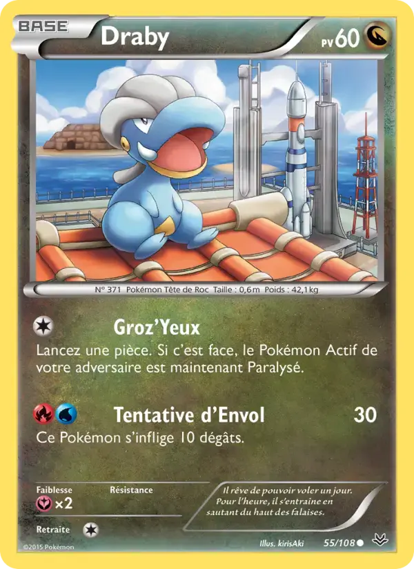 Carte Pokémon Draby #55 — Ciel Rugissant