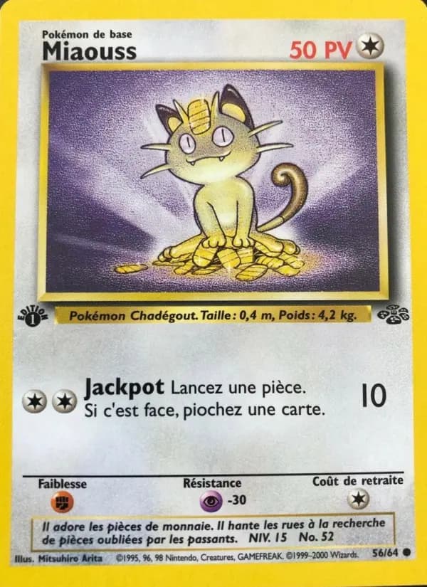 Carte Pokémon Miaouss #56 — Jungle