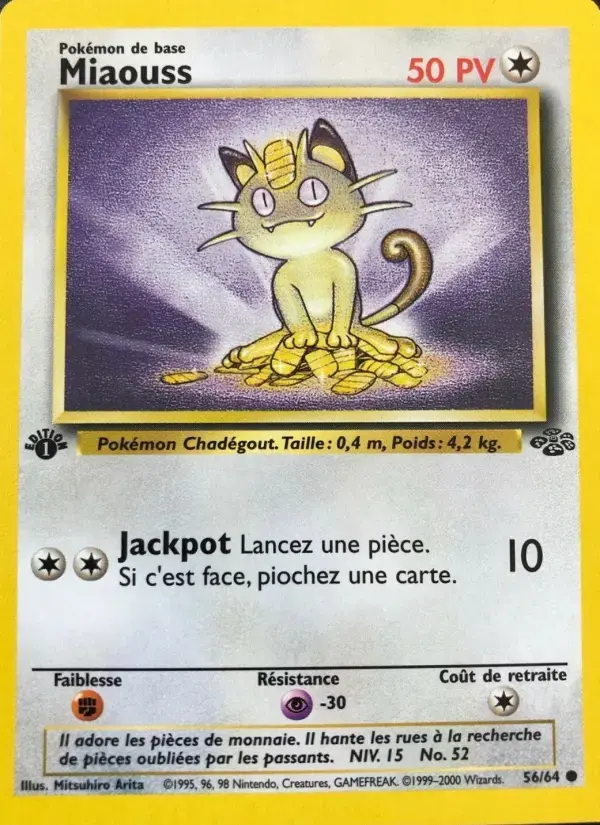 Carte Pokémon Miaouss #56 — Jungle