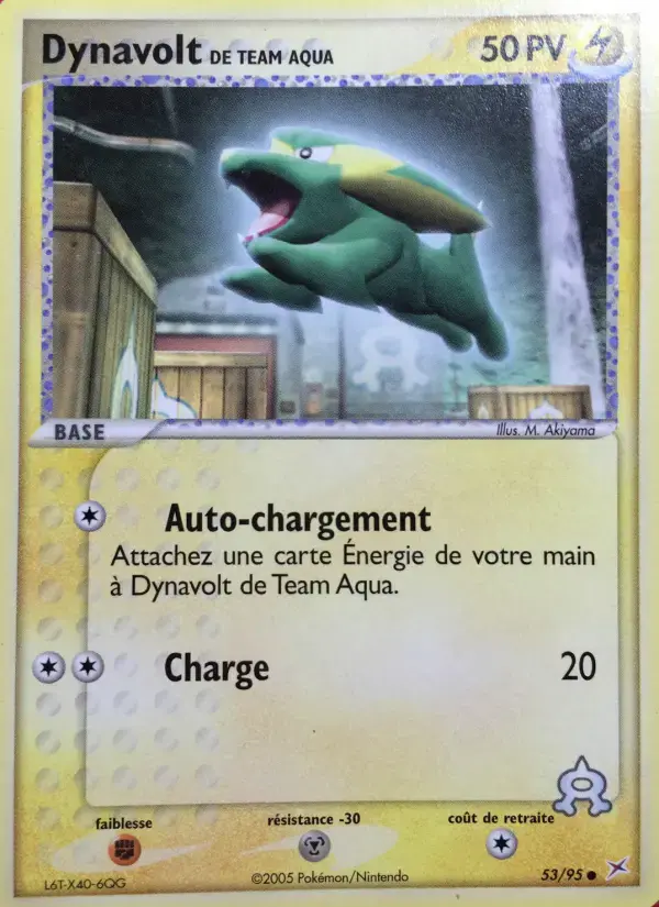 Carte Pokémon Dynavolt de Team Aqua #53 — Team Magma vs Team Aqua