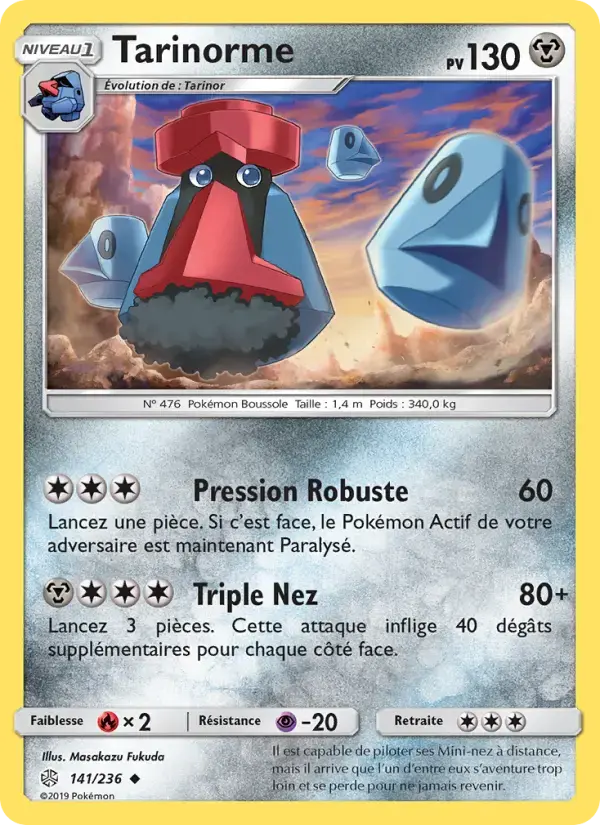 Carte Pokémon Tarinorme #141 — Éclipse Cosmique
