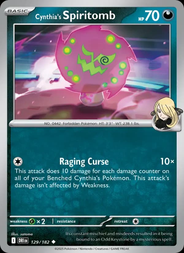 Cynthia's Spiritomb #129 — Destined Rivals