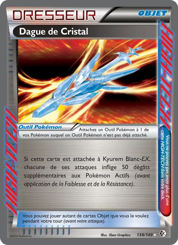 Carte Pokémon Dague de Cristal #138 — Frontières Franchies
