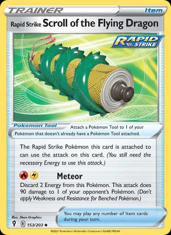 Rapid Strike Scroll of the Flying Dragon #153 — Evolving Skies