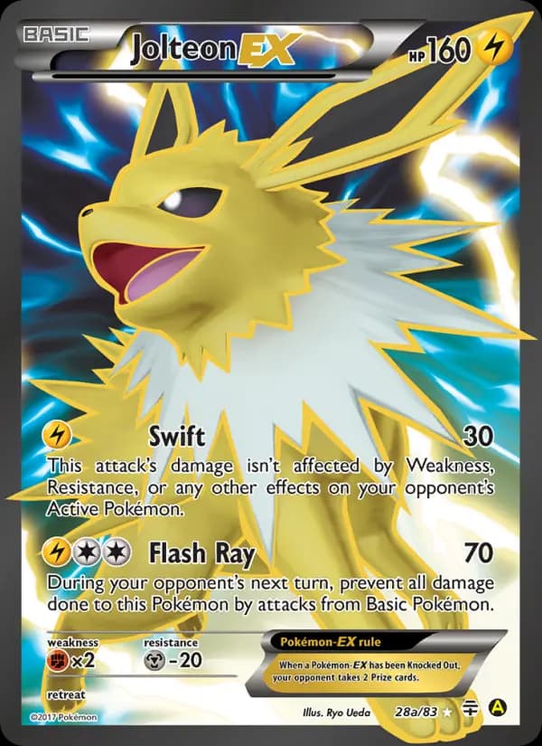 Jolteon EX #28 — Generations