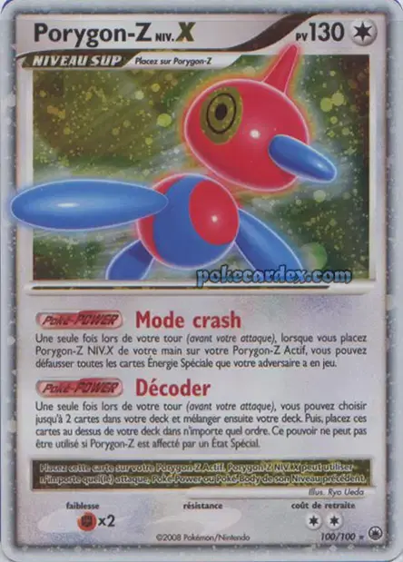Carte Pokémon Porygon-Z #100 — Aube Majestueuse