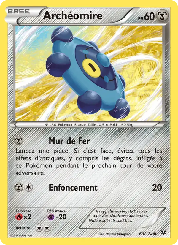 Carte Pokémon Archéomire #60 — Impact des Destins