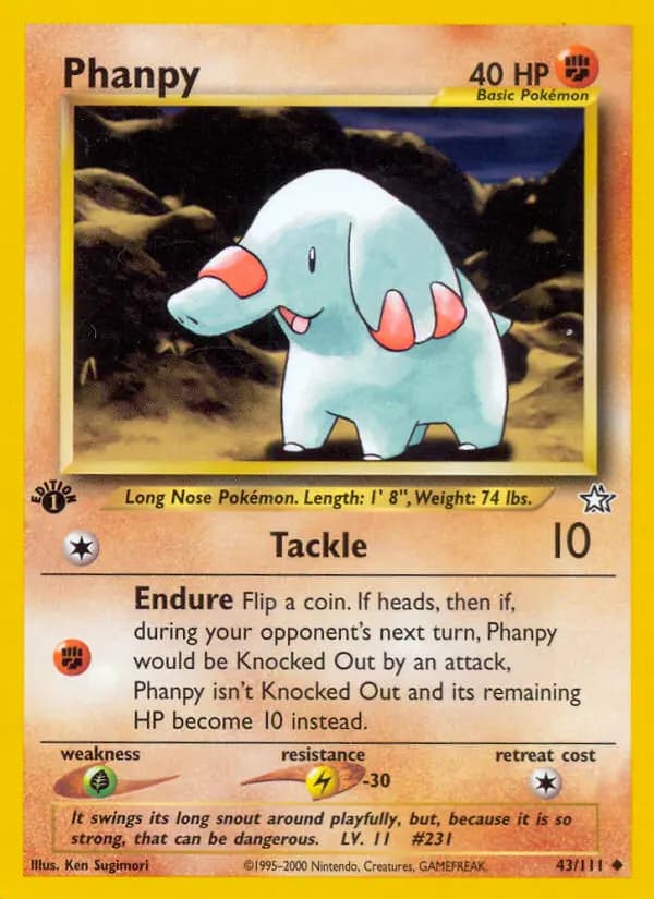 Phanpy #43 — Neo Genesis
