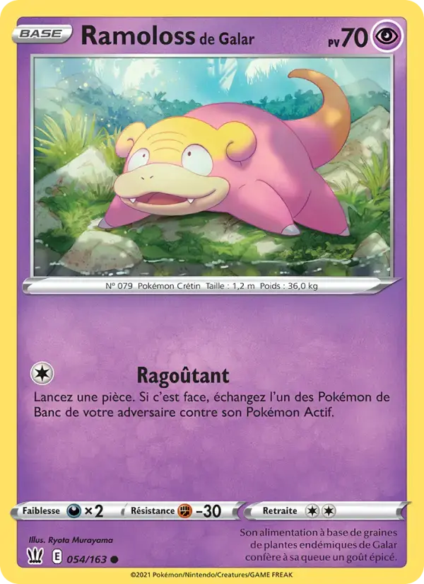 Carte Pokémon Ramoloss de Galar #54 — Styles de Combat