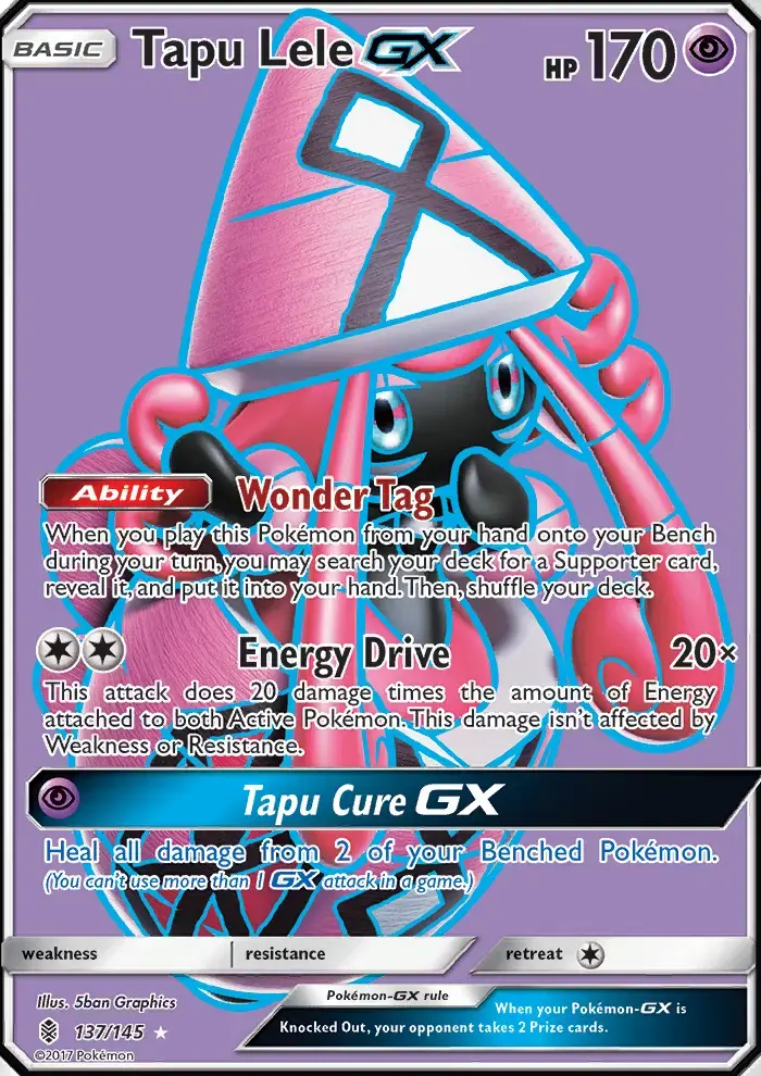 Tapu Lele GX #137 — Guardians Rising