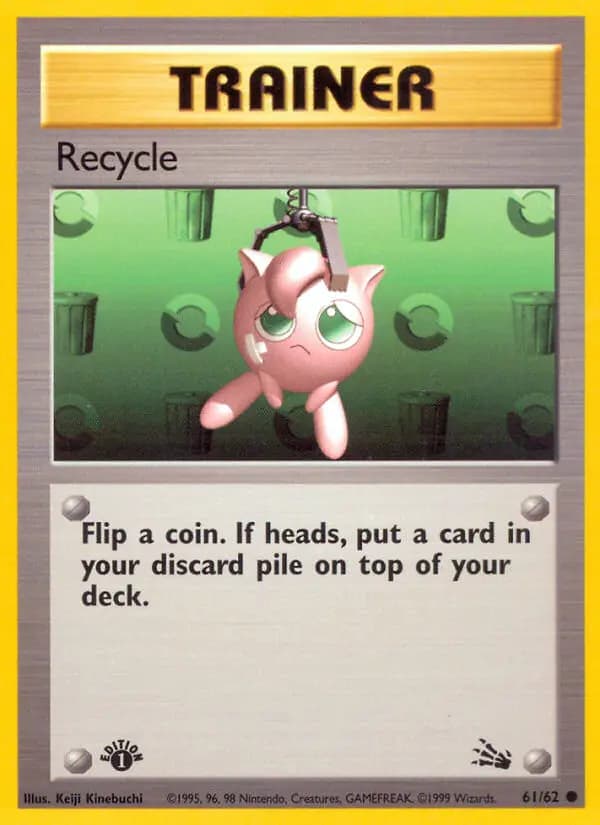 Recycle #61 — Fossil