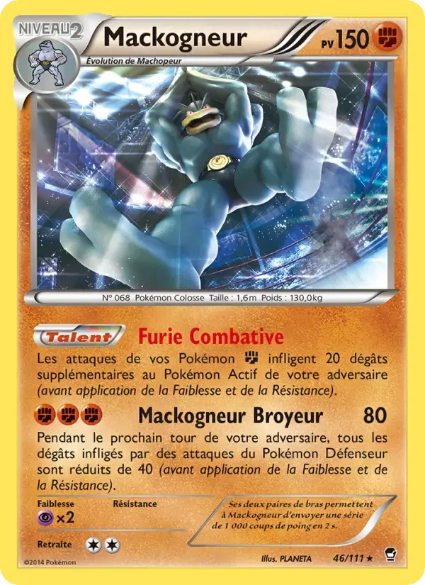 Carte Pokémon Mackogneur #46 — Poings Furieux