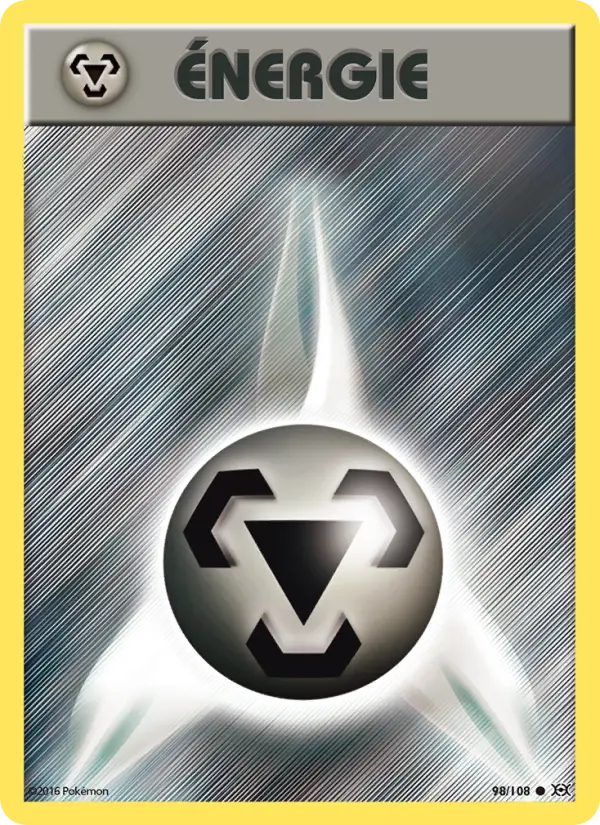 Carte Pokémon Énergie Métal #98 — Évolutions XY