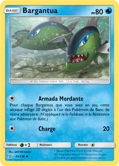 Carte Pokémon Bargantua #43 — Harmonie des Esprits