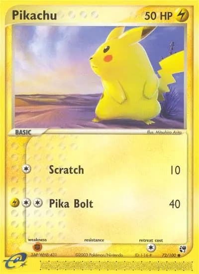 Pikachu #72 — Sandstorm