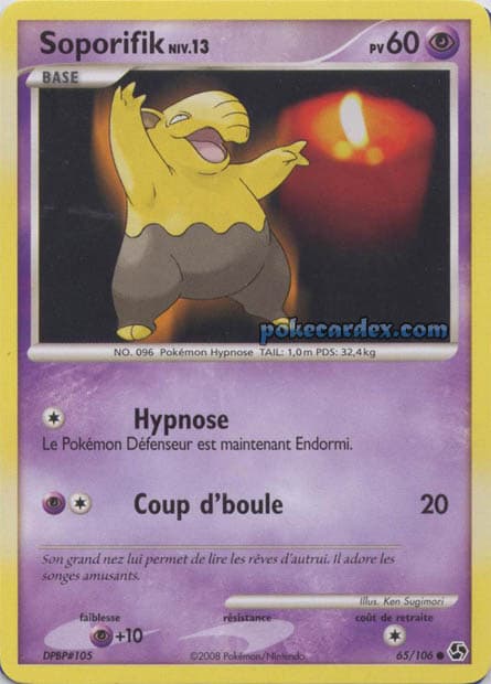 Carte Pokémon Soporifik #65 — Grands Envols