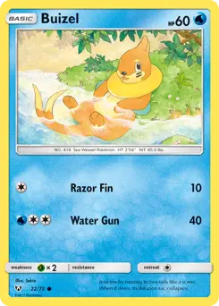 Buizel #22 — Shining Legends