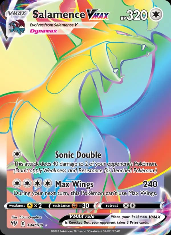 Salamence VMAX #194 — Darkness Ablaze