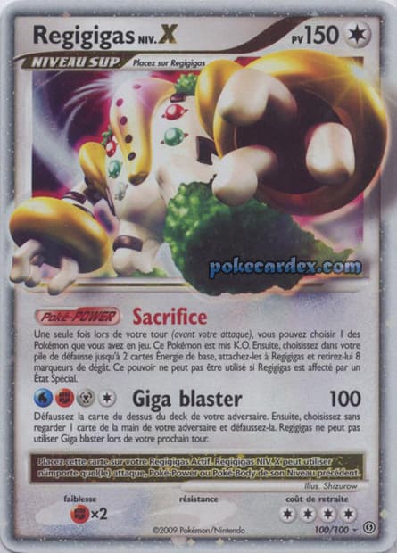 Carte Pokémon Regigigas #100 — Tempête