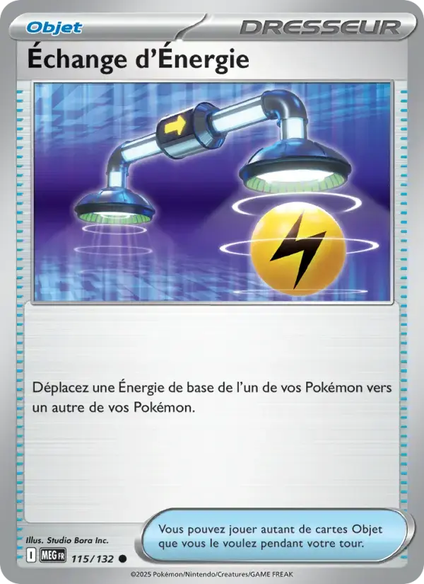 Carte Pokémon Échange d'Énergie #115 — Méga-Évolution
