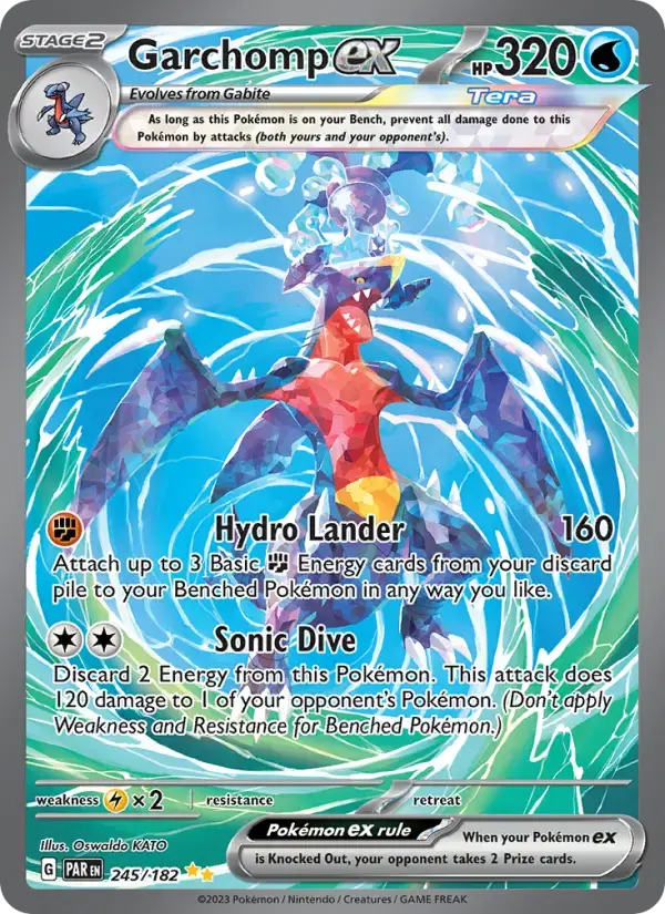 Garchomp ex #245 — Paradox Rift