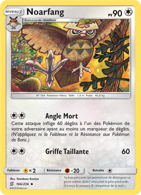 Carte Pokémon Noarfang #166 — Harmonie des Esprits