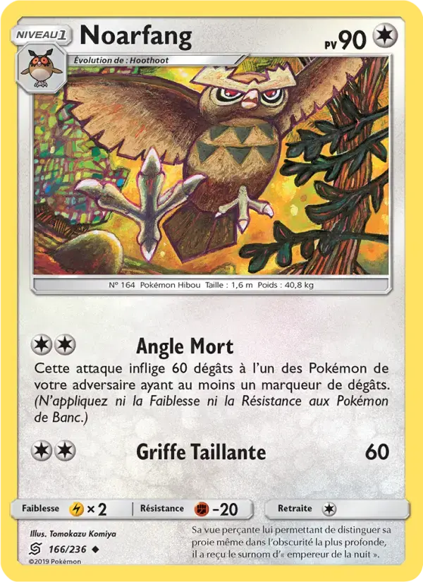 Carte Pokémon Noarfang #166 — Harmonie des Esprits