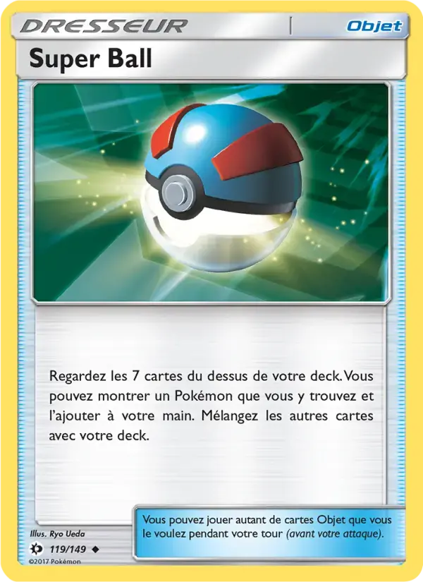 Carte Pokémon Super Ball #119 — Soleil et Lune