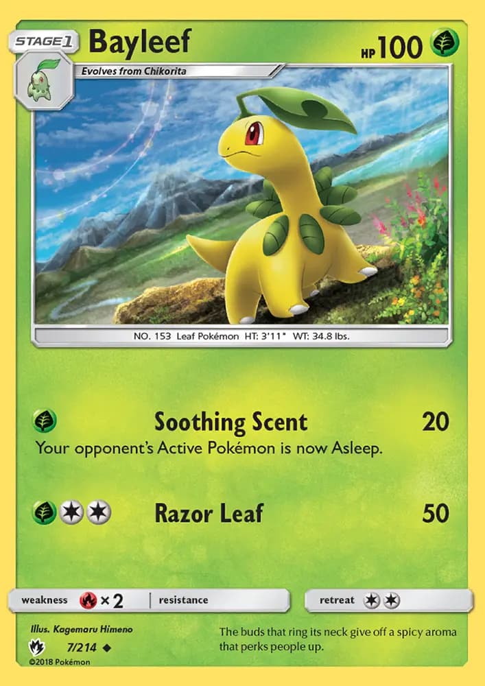 Bayleef #7 — Lost Thunder