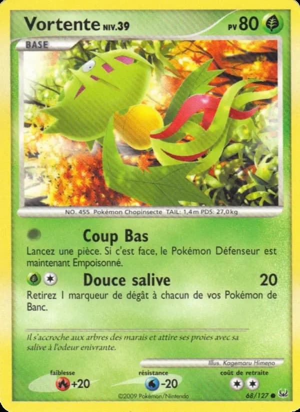 Carte Pokémon Vortente #68 — Platine