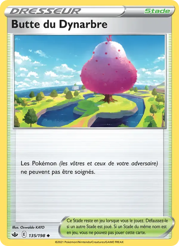 Carte Pokémon Butte du Dynarbre #135 — Règne de Glace