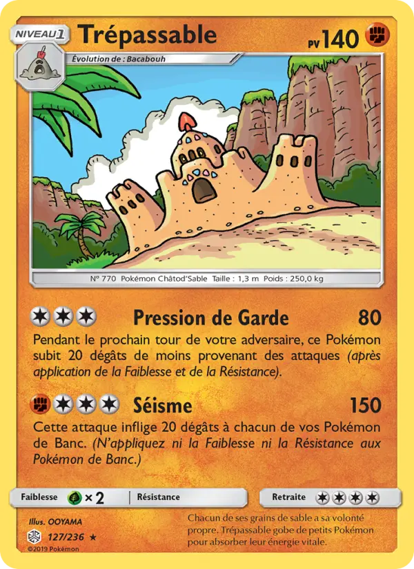 Carte Pokémon Trépassable #127 — Éclipse Cosmique