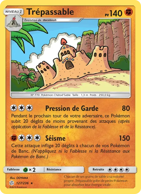 Carte Pokémon Trépassable #127 — Éclipse Cosmique