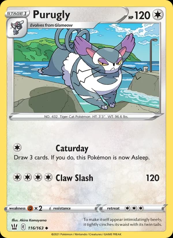 Purugly #116 — Battle Styles