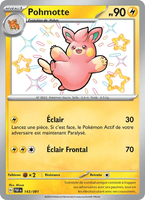 Carte Pokémon Pohmotte #143 — Destinées de Paldea