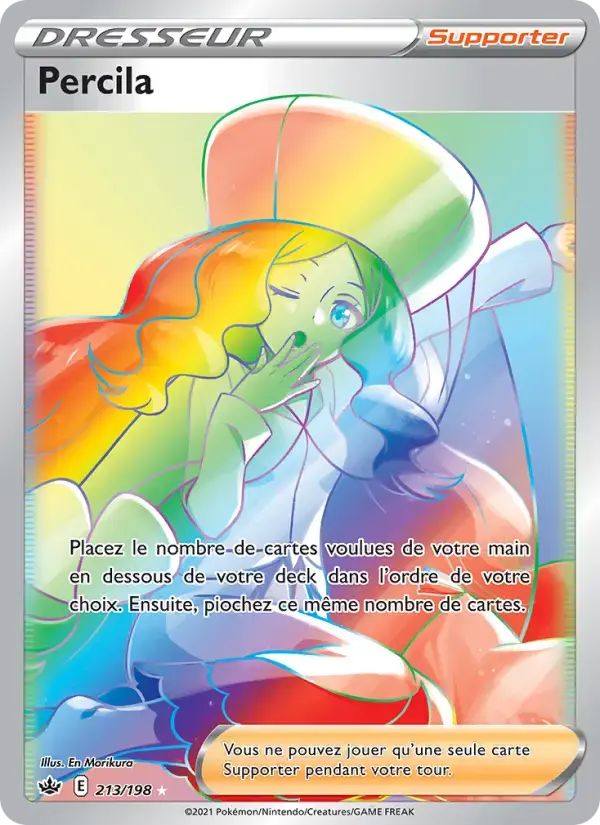 Carte Pokémon Percila #213 — Règne de Glace