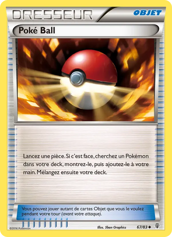 Carte Pokémon Poké Ball #67 — Générations