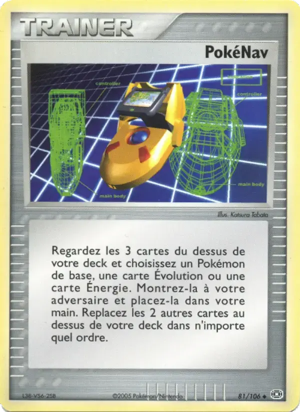 Carte Pokémon PokéNav #81 — Émeraude