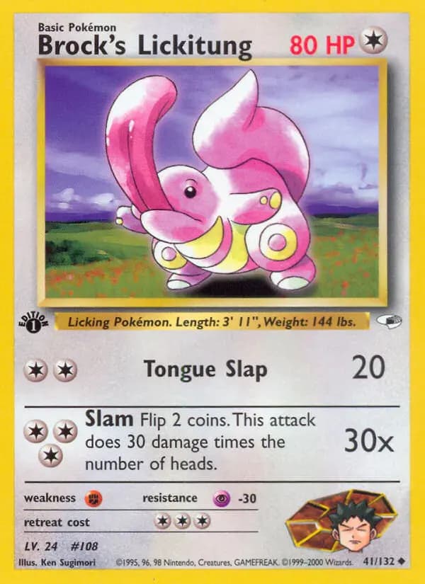 Brock's Lickitung #41 — Gym Heroes