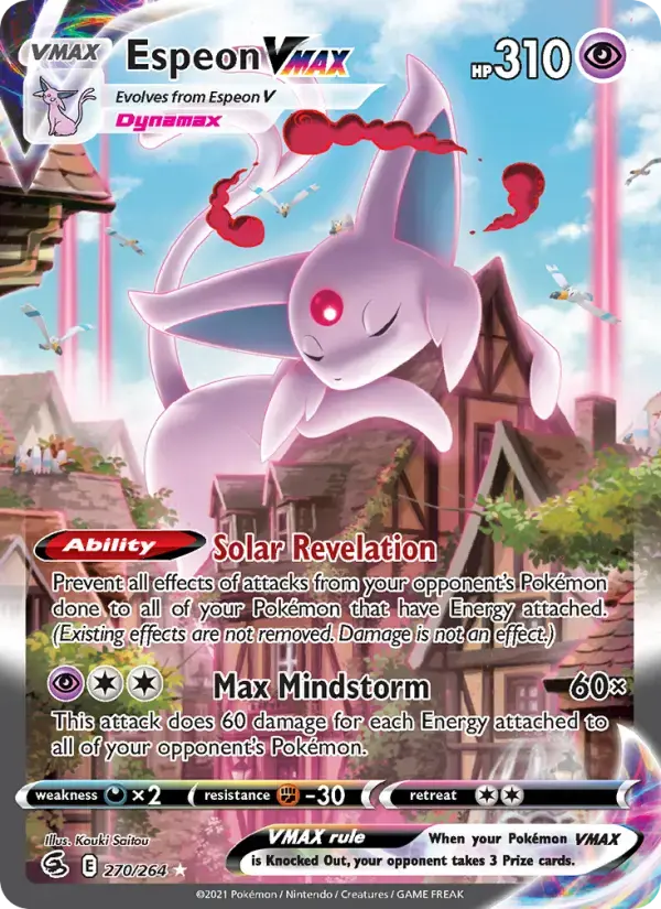 Espeon VMAX #270 — Fusion Strike