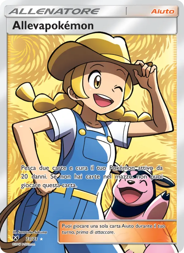 Carte Pokémon Éleveuse de Pokémon #73 — Légendes Brillantes