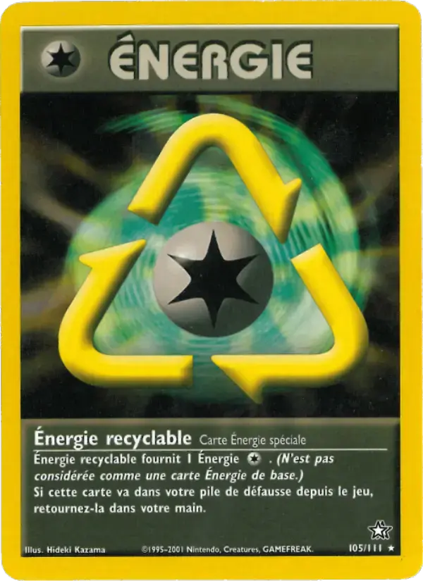 Carte Pokémon Énergie recyclable #105 — Neo Genesis