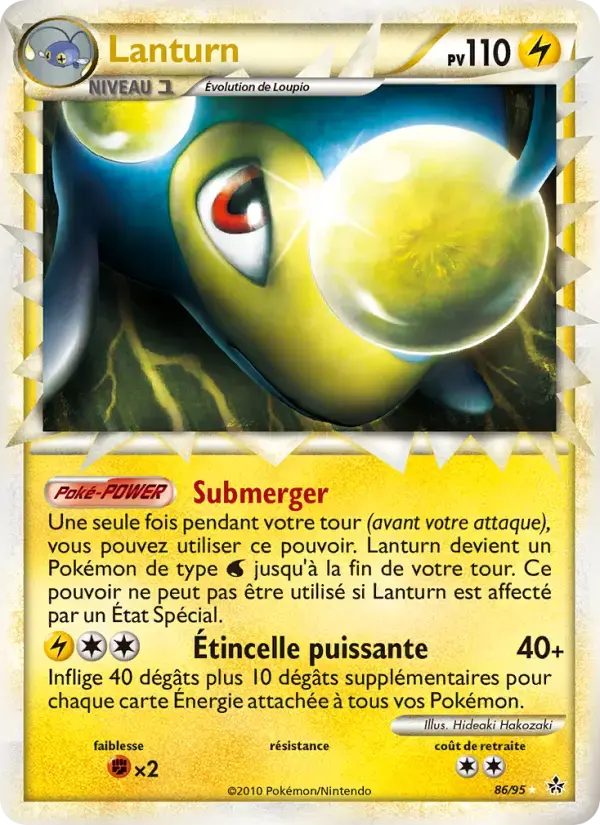 Carte Pokémon Lanturn #86 — Déchaînement