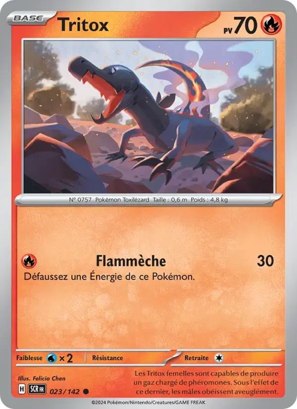 Carte Pokémon Tritox #023 — Couronne Stellaire