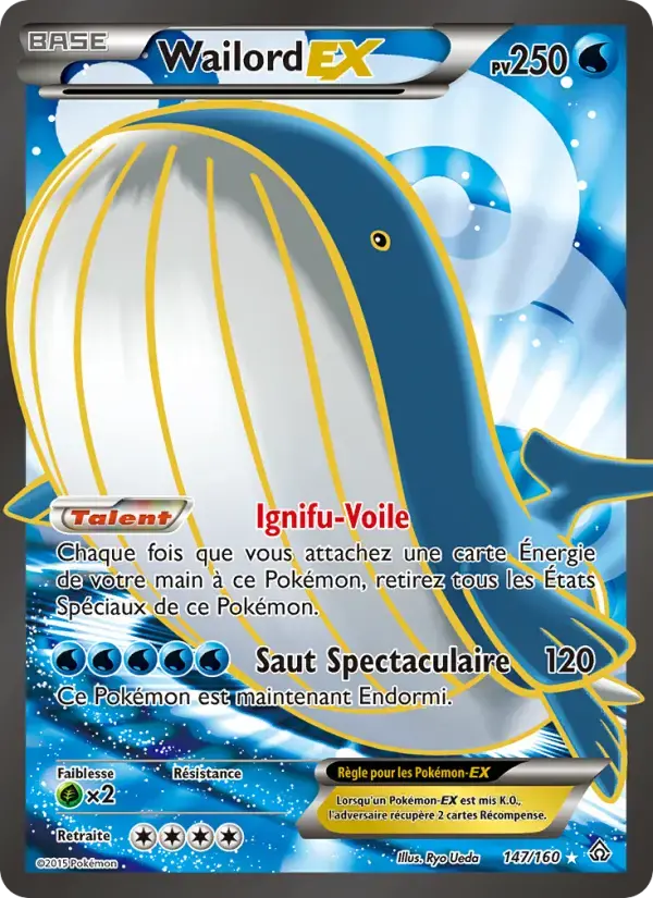 Carte Pokémon Wailord EX #147 — Primo-Choc