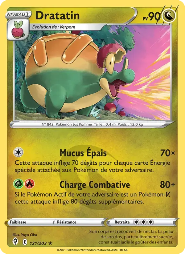 Carte Pokémon Dratatin #121 — Évolution Céleste