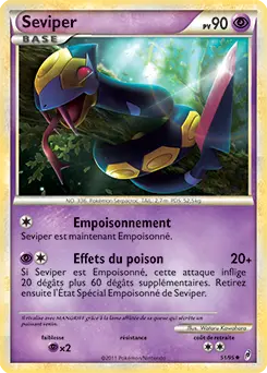 Carte Pokémon Séviper #51 — L'Appel des Légendes